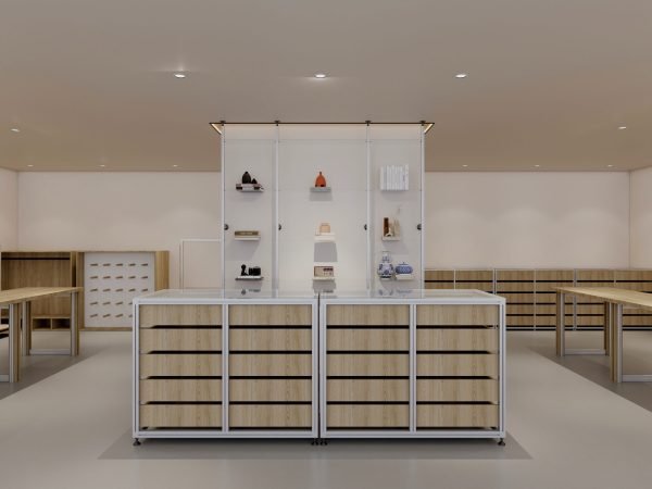 1 Shoes & Clothing Display Rack