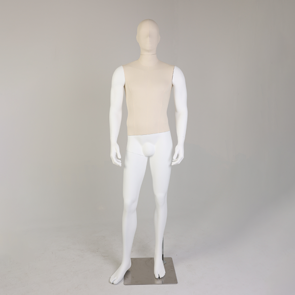 Male Full Body Fabric-Covered Mannequin