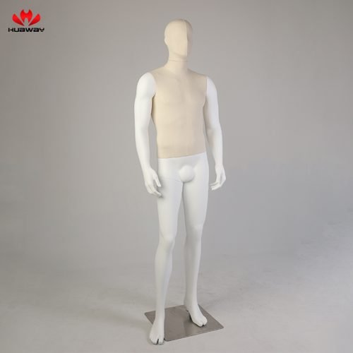 Male Full Body Fabric-Covered Mannequin
