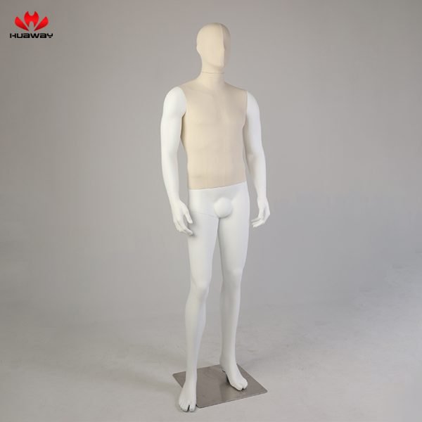 Male Full Body Fabric-Covered Mannequin