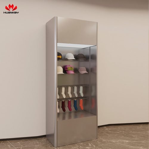 15 Custom Wall Display Rack – Handbag, Hat & Socks Showcase