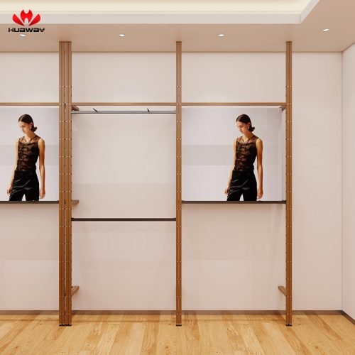 Store Design Display Rack – Garment Hanging Rack & Handbag Display Stand