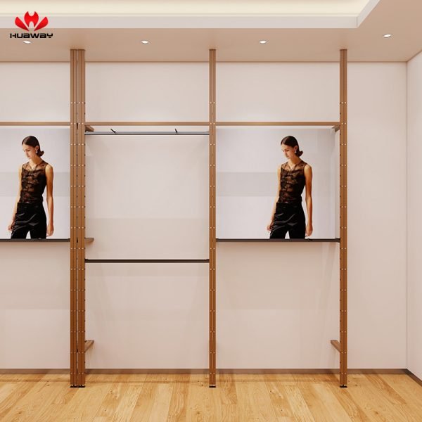 Store Design Display Rack – Garment Hanging Rack & Handbag Display Stand