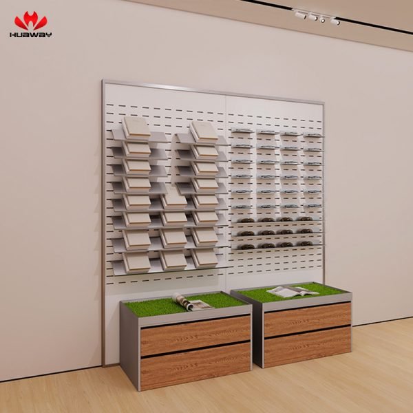 Wooden Sunglasses Stand & Wall-Mounted Display Rack