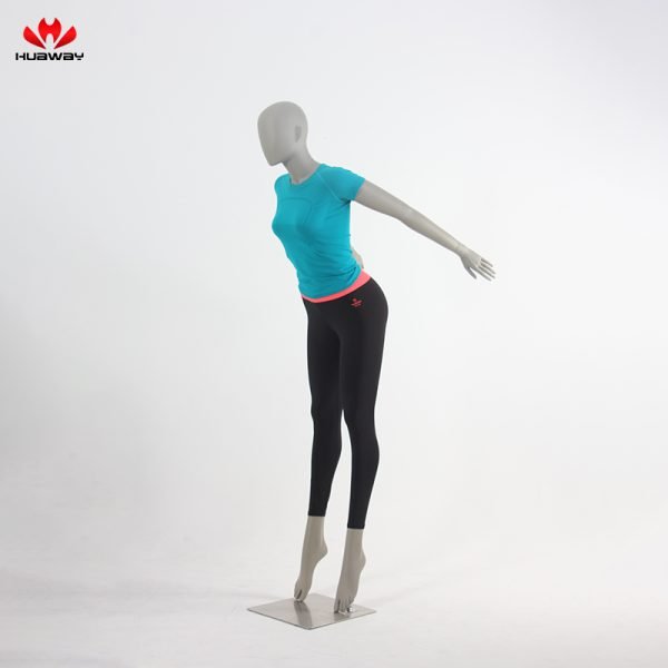 27 Female Yoga Fiberglass Full Body Mannequin