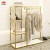 48 Luxury Gold Clothing Display Rack