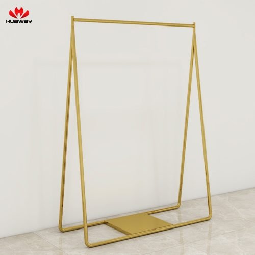 Luxury Gold Clothing Display Rack