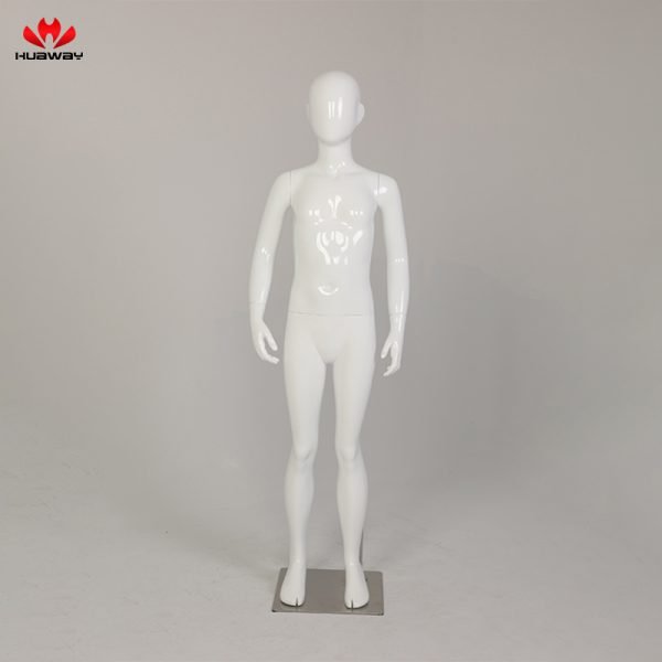 Kid Size Glossy White Mannequin