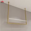 Stainless Steel Wall-Mounted Coat & Clothes Rack