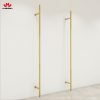 Gold Stainless Steel Pipe Clothing Rack
