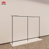 Wall-Mounted Gold Clothing Display Rack