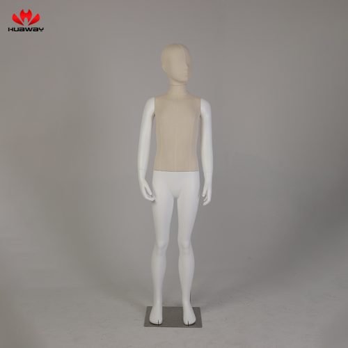 78 Full Body Fabric Child Mannequin Boy Mannequin with Wood Hand