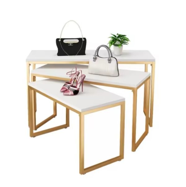 Luxury Golden Metal Tabletop Display Stand