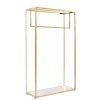 Custom Gold Clothing Display Rack