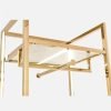 Custom Gold Clothing Display Rack