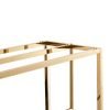 Custom Gold Clothing Display Rack