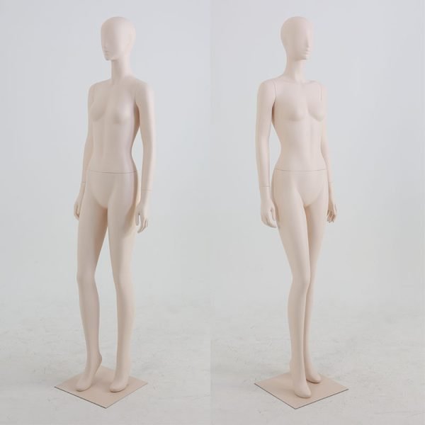Q123-C 浅肤色 (2) Standing Female Full Body Mannequin