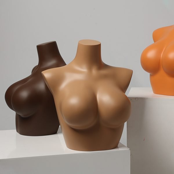 Adjustable Female Half Body Mannequin Torso
