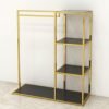 Luxury Gold Clothing Display Rack
