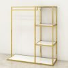 Luxury Gold Clothing Display Rack