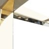 Custom Gold Stainless Steel Clothing Rack