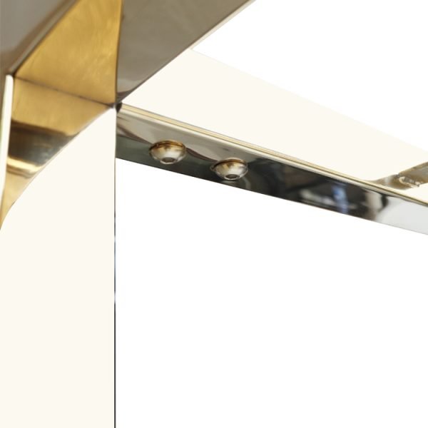 Custom Gold Stainless Steel Clothing Rack