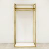 Custom Gold Stainless Steel Clothing Rack