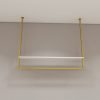 Stainless Steel Wall-Mounted Coat & Clothes Rack