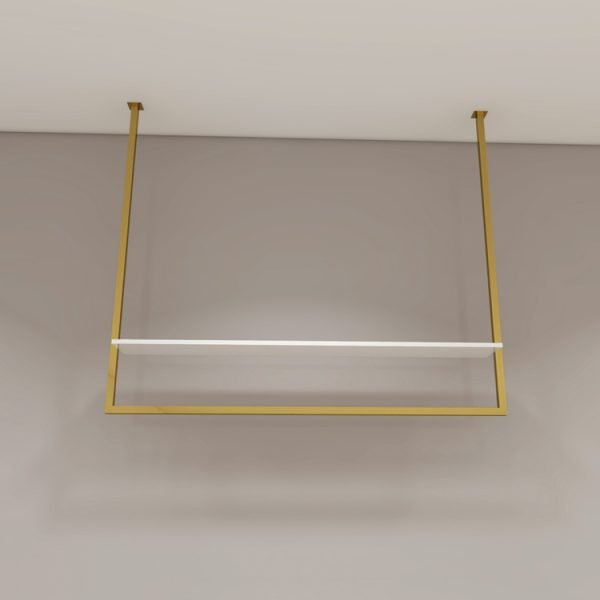 Stainless Steel Wall-Mounted Coat & Clothes Rack