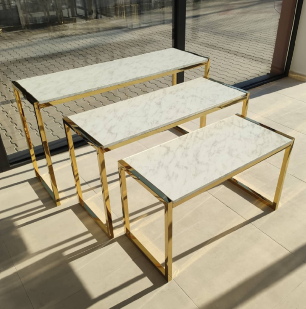 Luxury Golden Metal Tabletop Display Stand