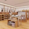 Wooden Sunglasses Stand & Wall-Mounted Display Rack