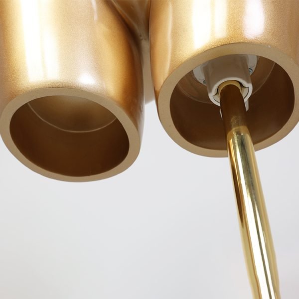 主图6 Fiberglass Curvy Female Torso Golden Mannequin