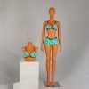 Adjustable Female Half Body Mannequin Torso
