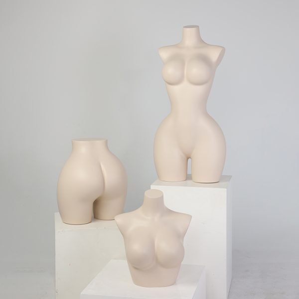 Female Upper Body Torso Mannequin – Half Body Bust Display Form for Underwear & Bras