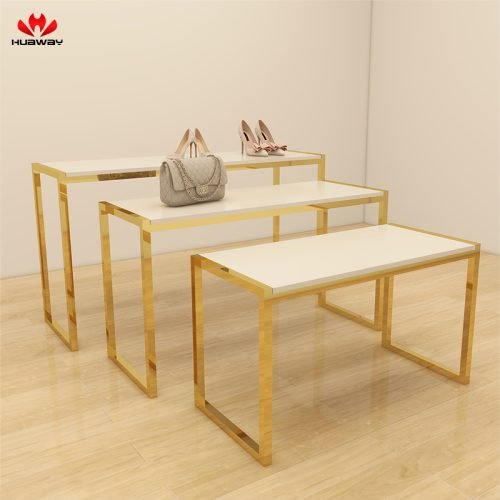 Luxury Golden Metal Tabletop Display Stand