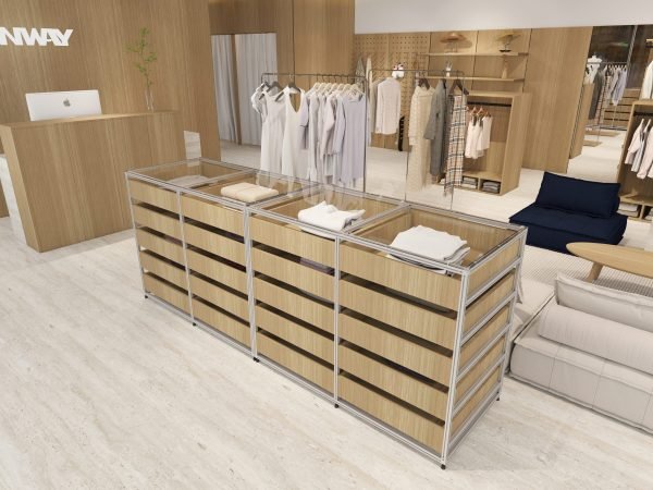 女装店-副本-女装店-20250516-191315 Aluminium Clothing Rack – Wedding Dress Display for Retail Stores