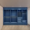蓝色衣柜主图2 Custom Store Display Shelves