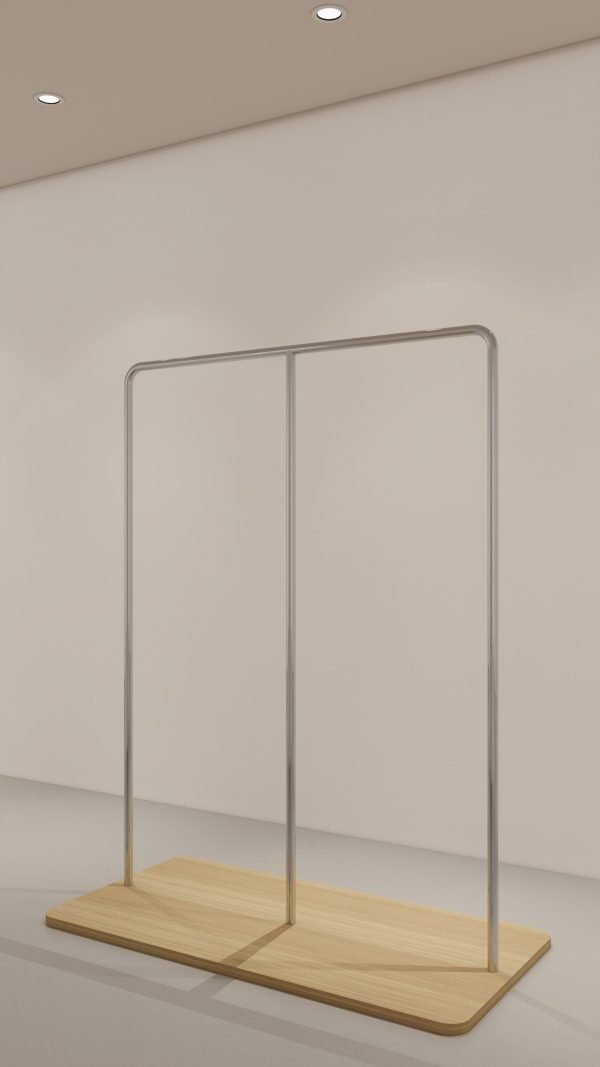 铝型材场景-铝型材空间-20250606-135501 Aluminium Clothing Rack – Wedding Dress Display for Retail Stores