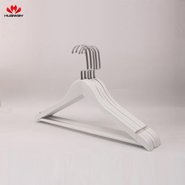 Custom White Wooden Hanger
