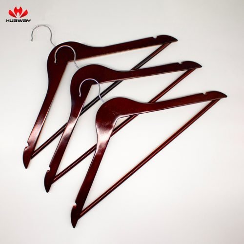 5 Custom Logo Wooden Hanger