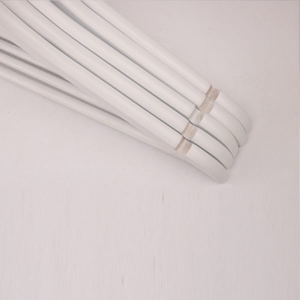 Luxury White Wooden Suit Hangers