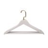 Luxury White Wooden Suit Hangers