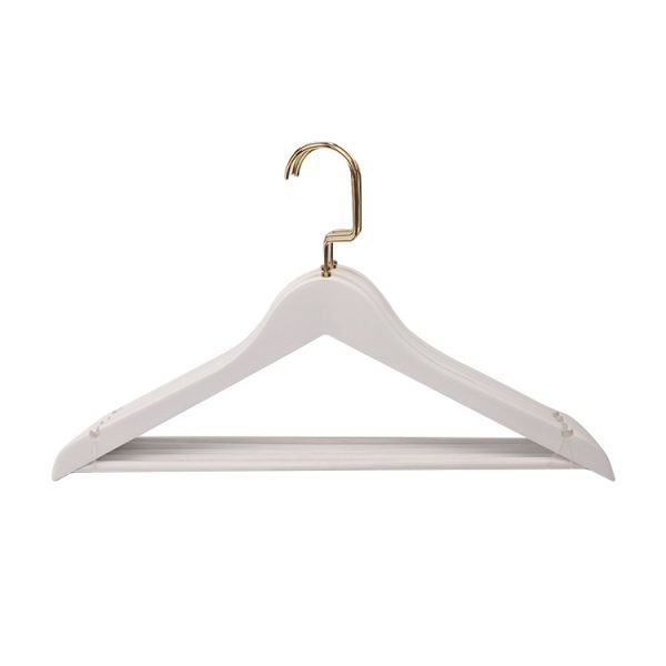 Luxury White Wooden Suit Hangers