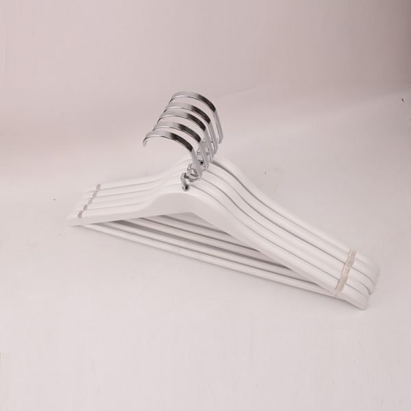 Custom White Wooden Hanger