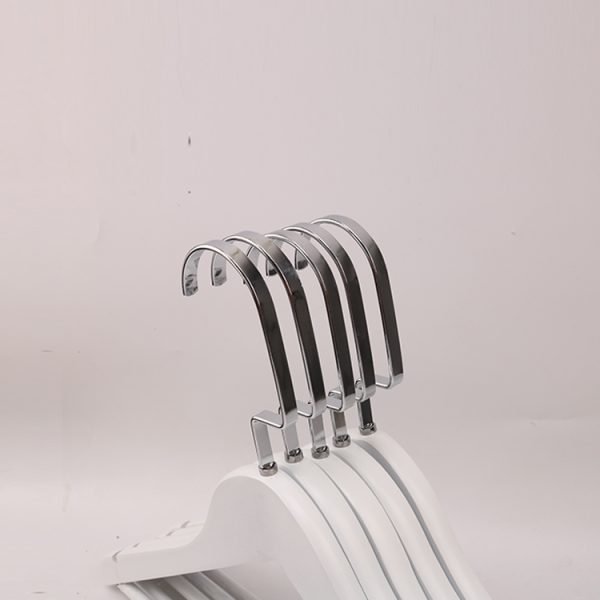 Custom White Wooden Hanger