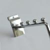 Chrome Z-Shaped Slatwall Display Hook