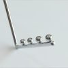 Chrome Z-Shaped Slatwall Display Hook