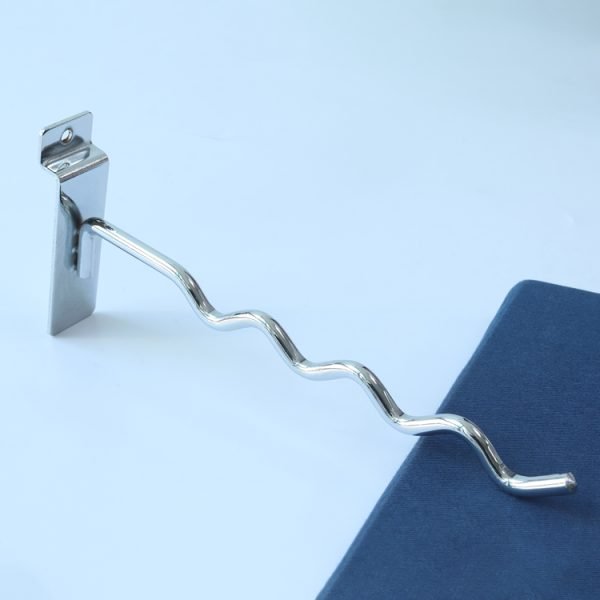 Wave Metal Slatwall Hook