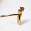 万用板3焊点挂钩 金色1 Gold Metal Slatwall Display Hook