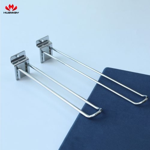 官网主图 Slatwall Display Double Hook for Supermarket Shelf Hook
